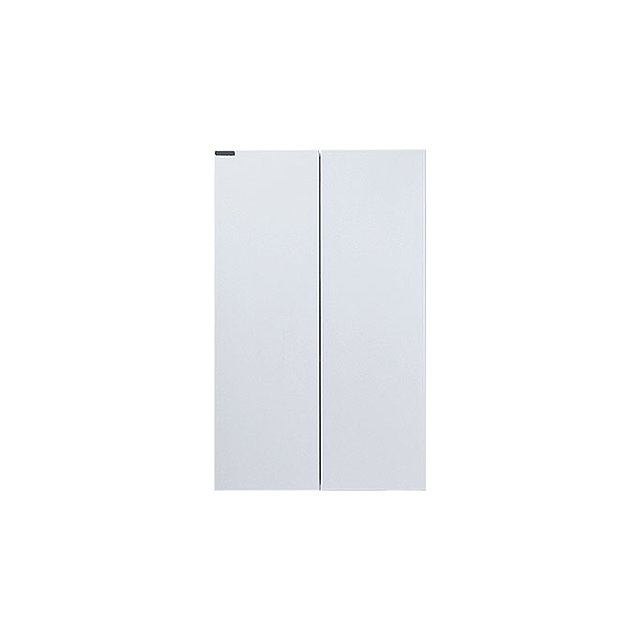 히든바스 화이트 심플 상부장 500x800